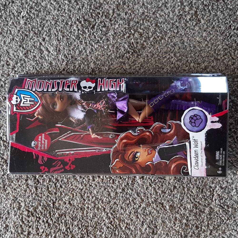 💥RETIRED💥 2014 CLAWDEEN WOLF MONSTER HIGH DOLL